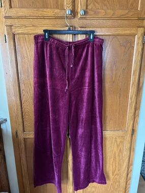 Victoria’s Secret Velvet Wide Leg Pants